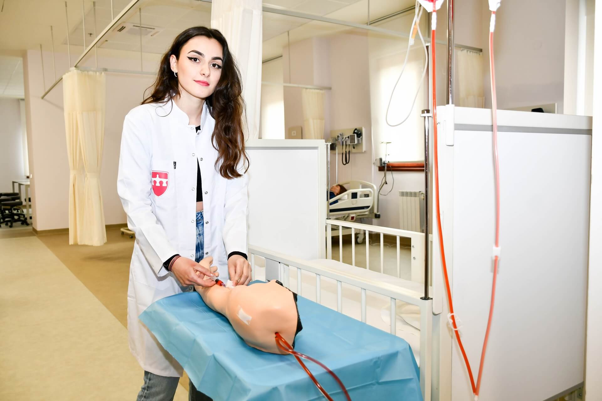 Laboratuvarda öğrenci